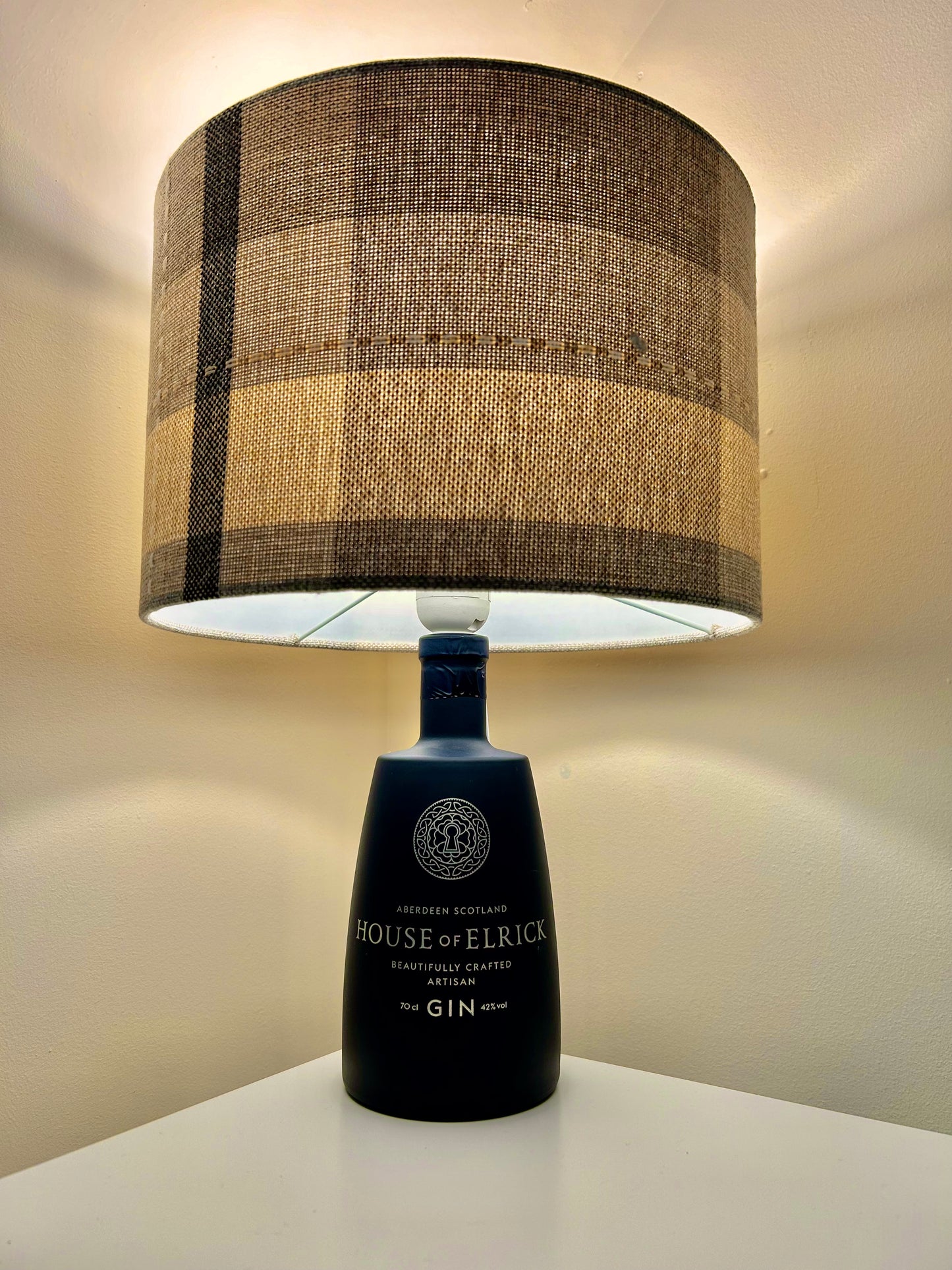 House of Elrick Gin Bottle Lamp